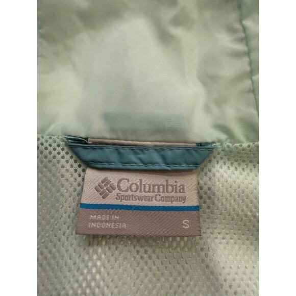 Columbia Womens Blue Arcadia II Jacket Hooded Waterproof Size S SMALL RL2436 - Picture 6 of 9